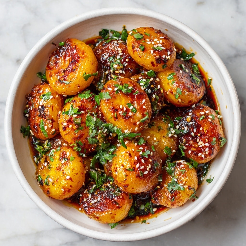 Honey Mustard Roasted Baby Potatoes Recipe