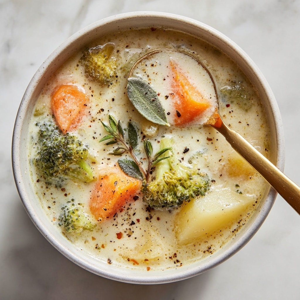 Broccoli Potato Cheese Soup Recipe