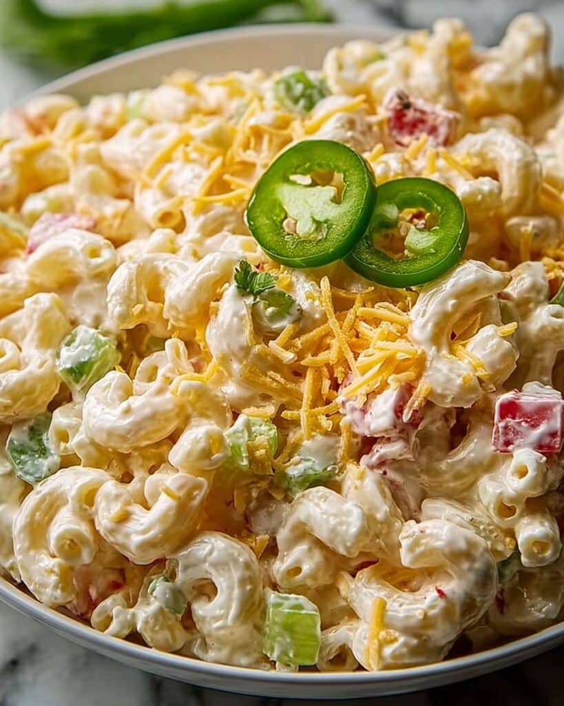Jalapeño Popper Macaroni Salad Recipe