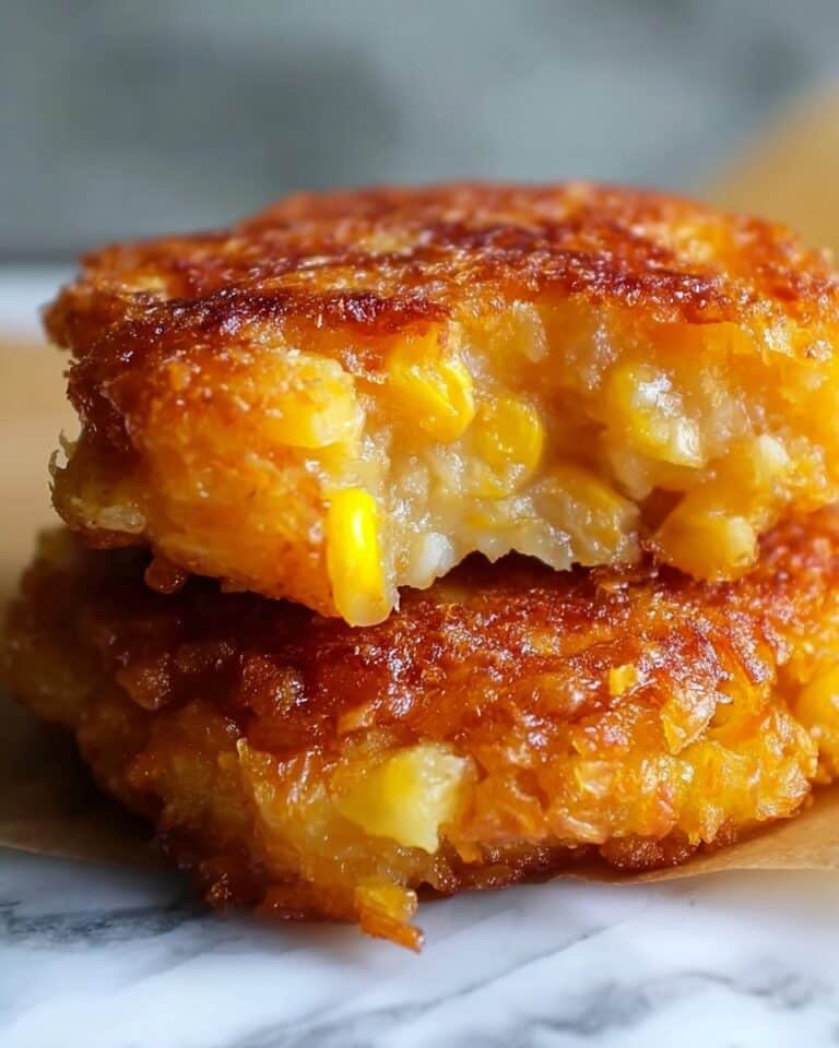 Crispy Cheddar Corn Potato Fritters Recipe