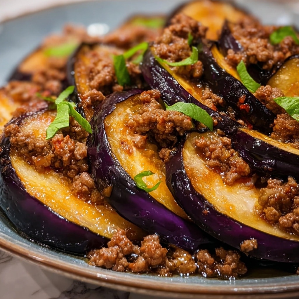 Minced Beef and Eggplant Skillet Spiced with Cumin, Paprika, Cinnamon, and Turmeric Recipe - Recipe Image