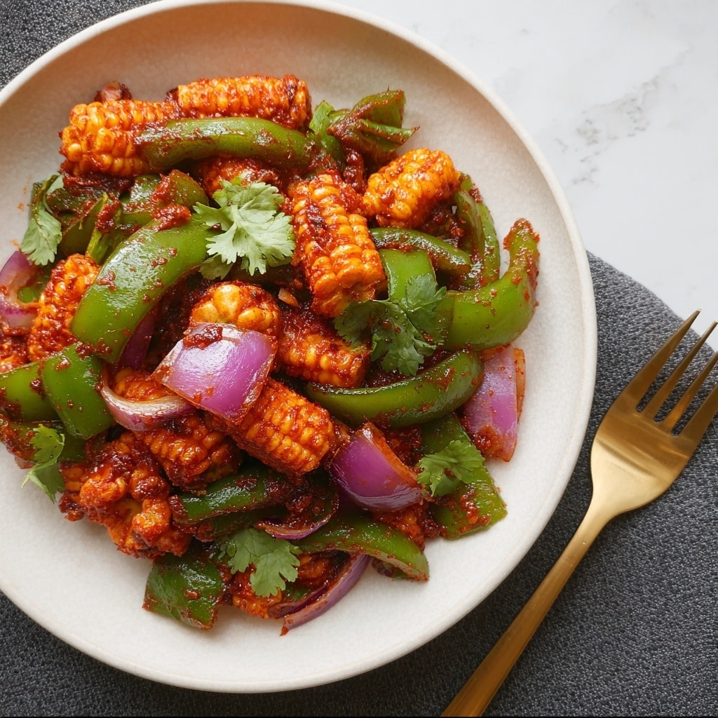 Crispy Chilli Babycorn Recipe - Recipe Image