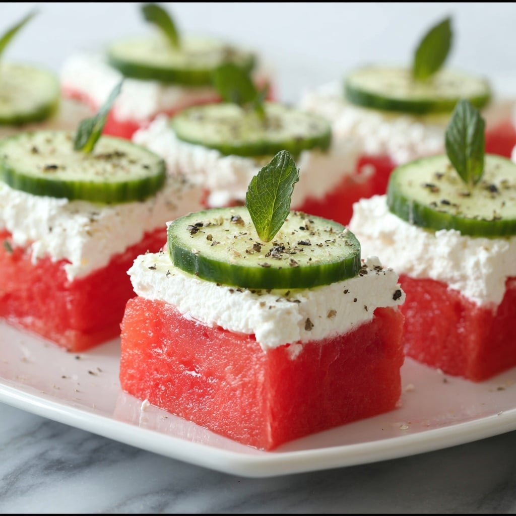 Summer Watermelon Goat Cheese Recipe - Recipe Image