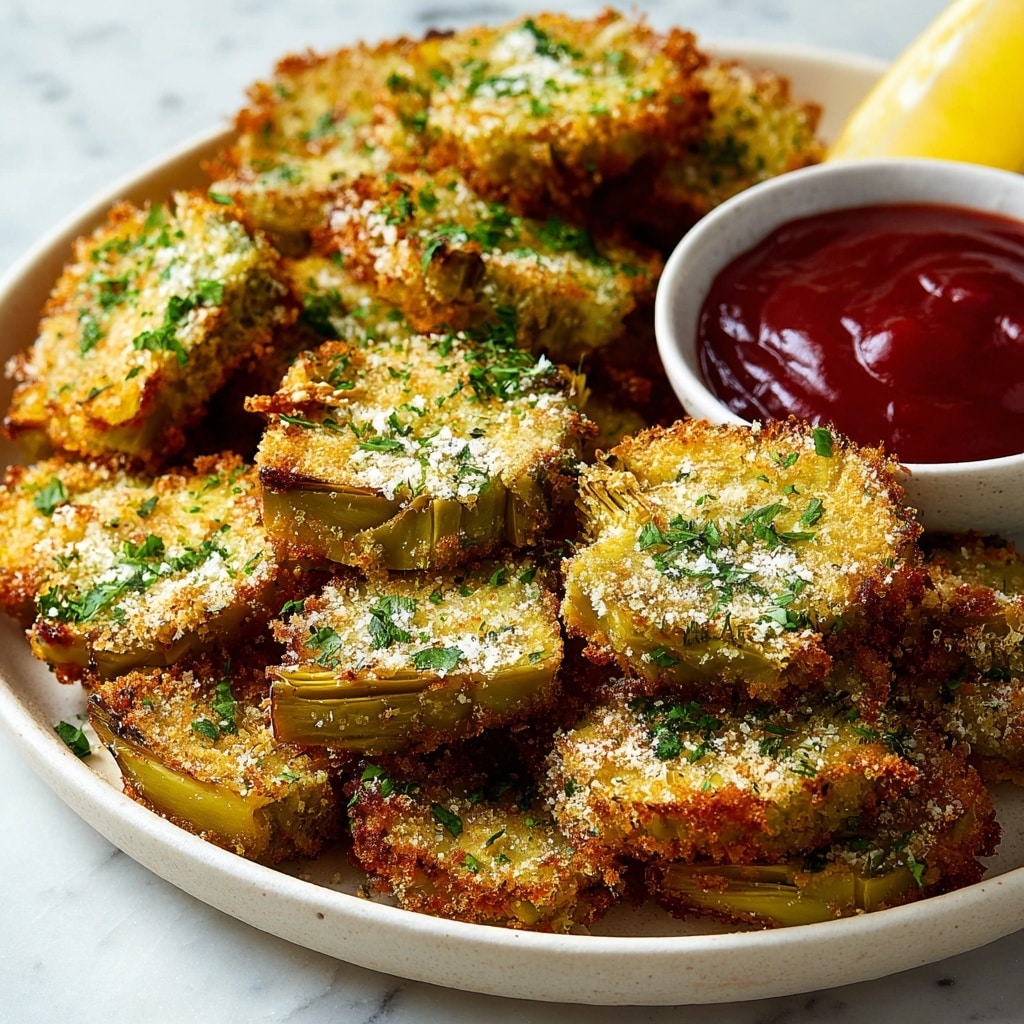 Parmesan Baked Artichoke Hearts Recipe - Recipe Image