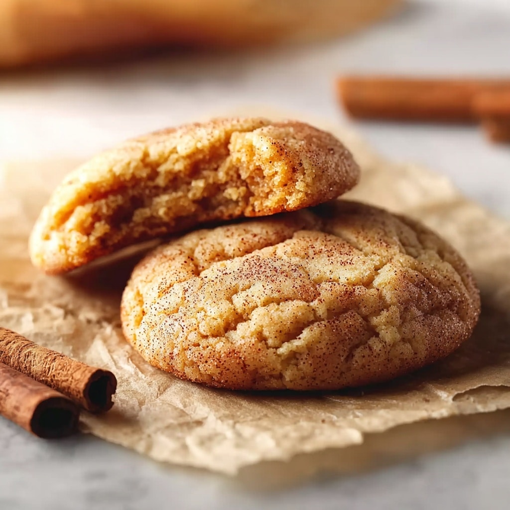 Chewy Pumpkin Snickerdoodle Cookies Recipe - Recipe Image