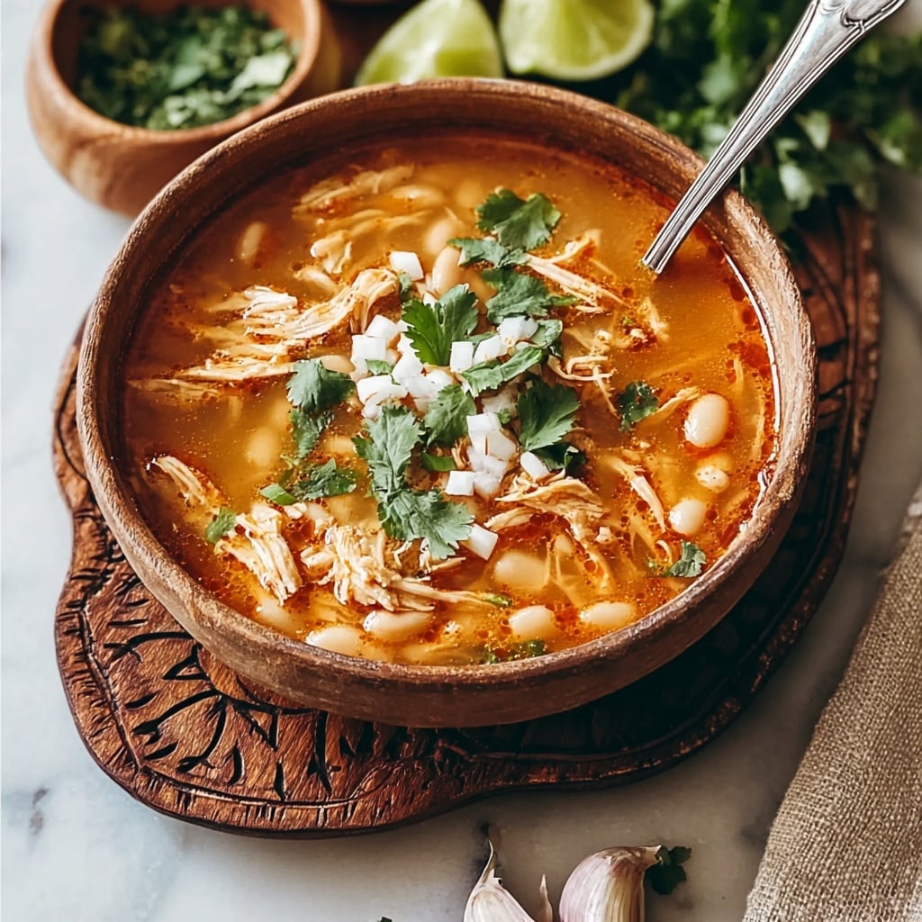 Red Chicken Pozole Soup Recipe - Recipe Image