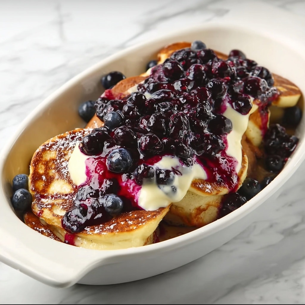 Blueberry Cream Cheese French Toast Casserole Recipe - Recipe Image