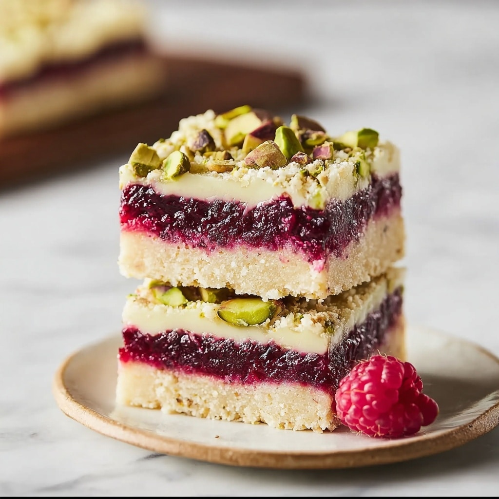 Pistachio Shortbread Bars Recipe - Recipe Image