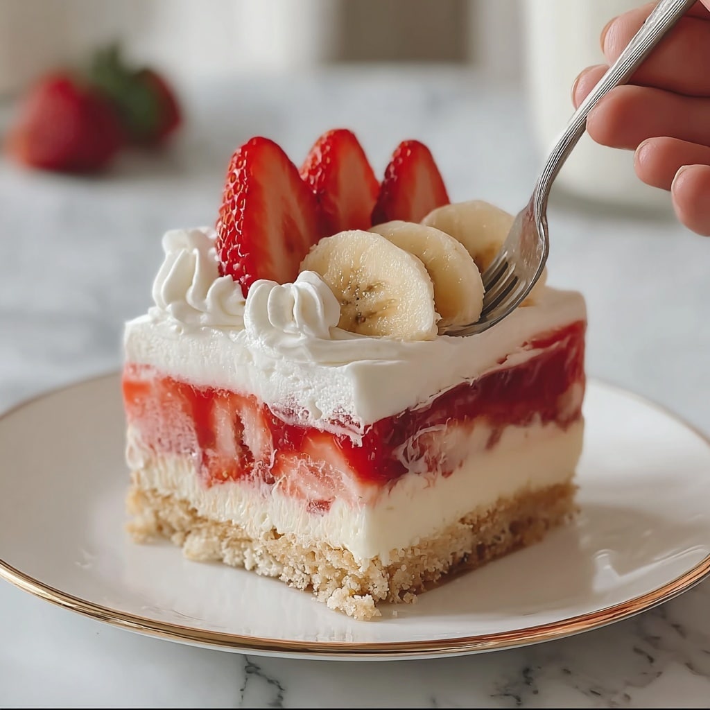 Strawberry Banana Cream Delight Recipe - Recipe Image