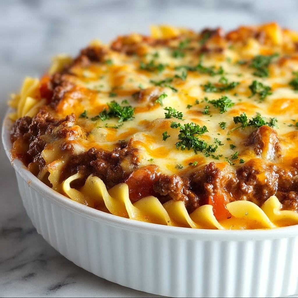 Beef Lombardi Casserole Recipe - Recipe Image