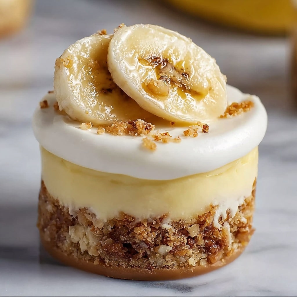 Mini Banana Pudding Cheesecakes Recipe - Recipe Image