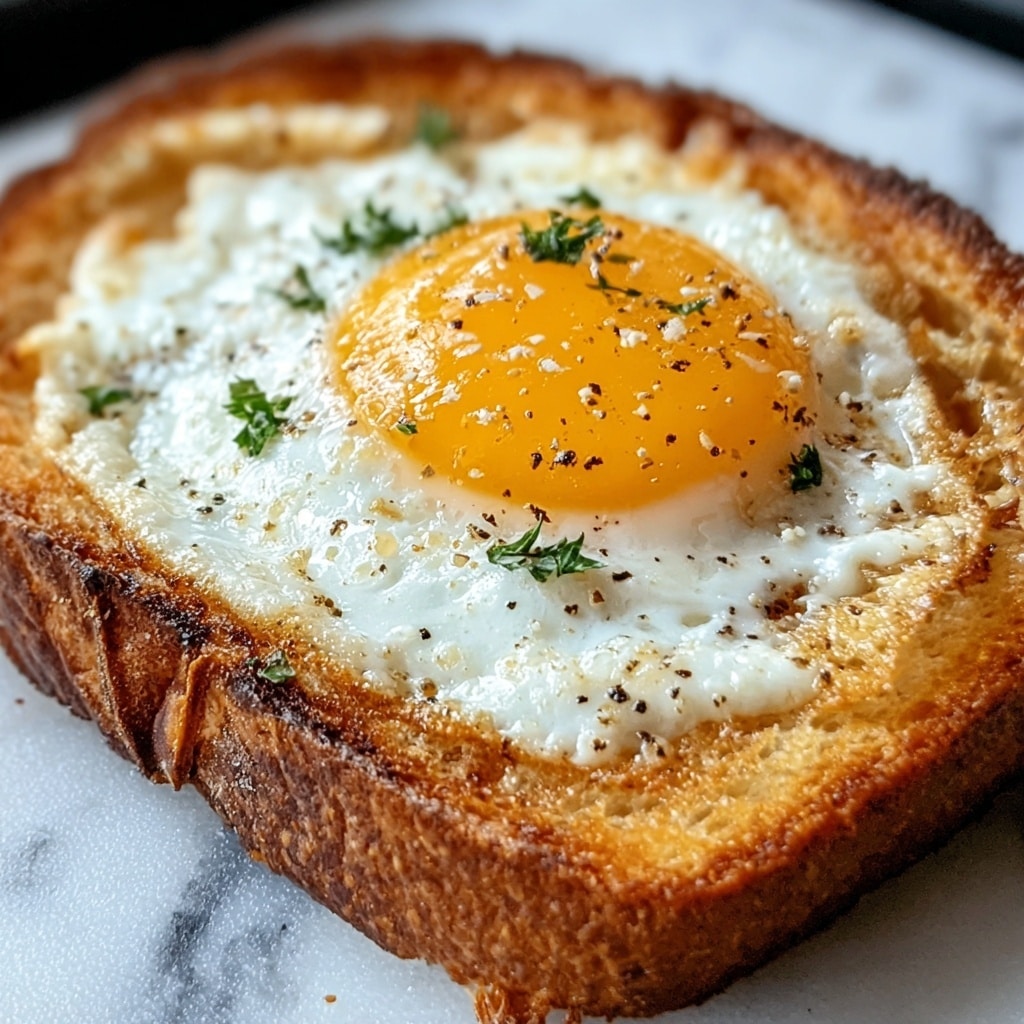 Air Fryer Egg and Cheese Toast Recipe - Recipe Image