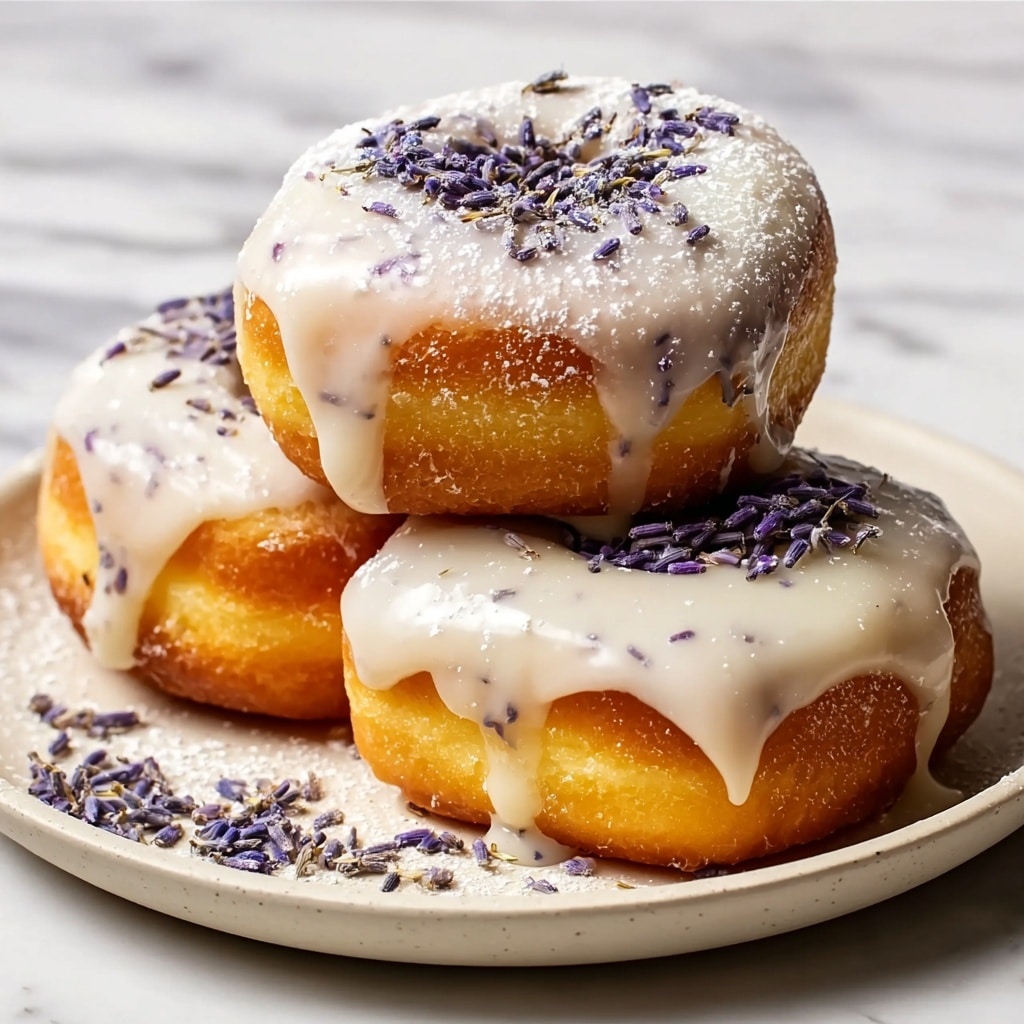 Vegan Lavender Vanilla Bean French Beignets Recipe - Recipe Image