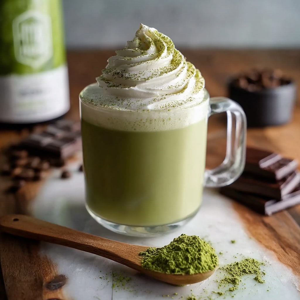 Matcha White Hot Chocolate Recipe - Recipe Image