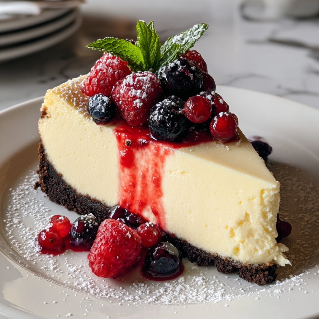 Classic New York Cheesecake Recipe - Recipe Image