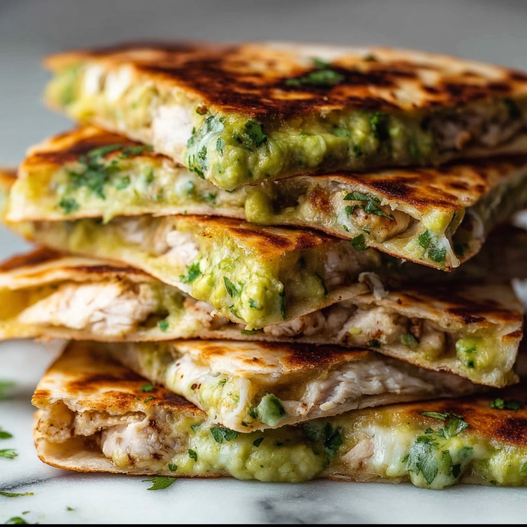 Mini Chicken Avocado Quesadillas Recipe - Recipe Image