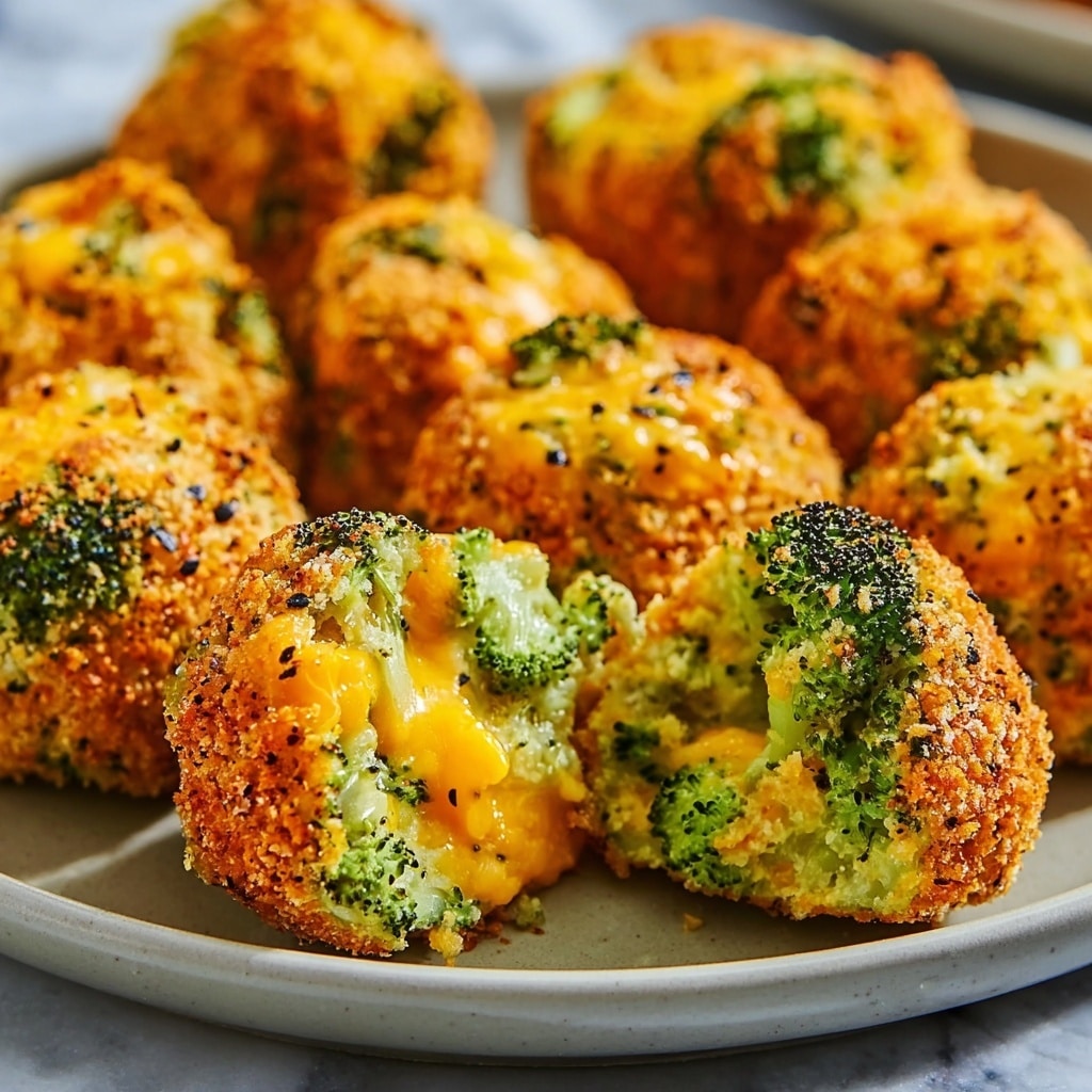 Baked Broccoli Cheese Balls Recipe - Recipe Image