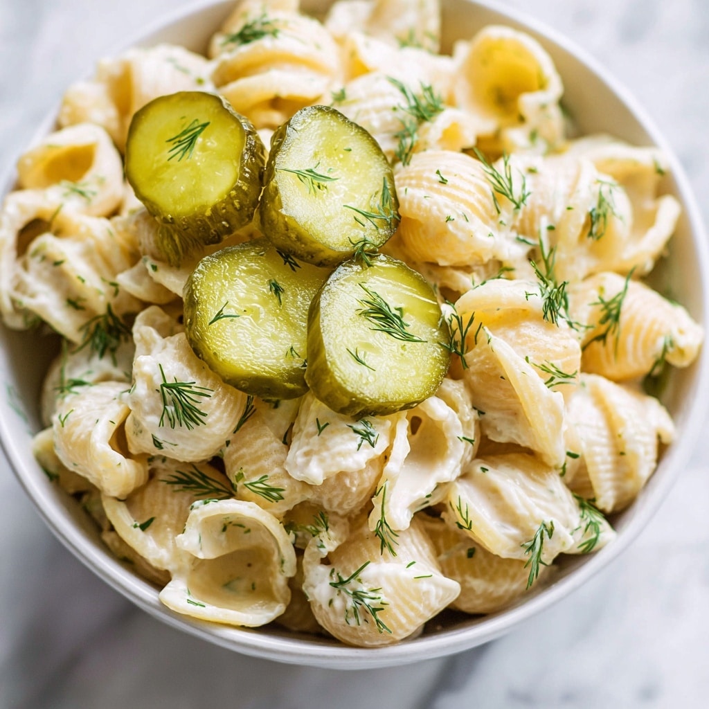 Dill Pickle Pasta Salad Recipe - Recipe Image