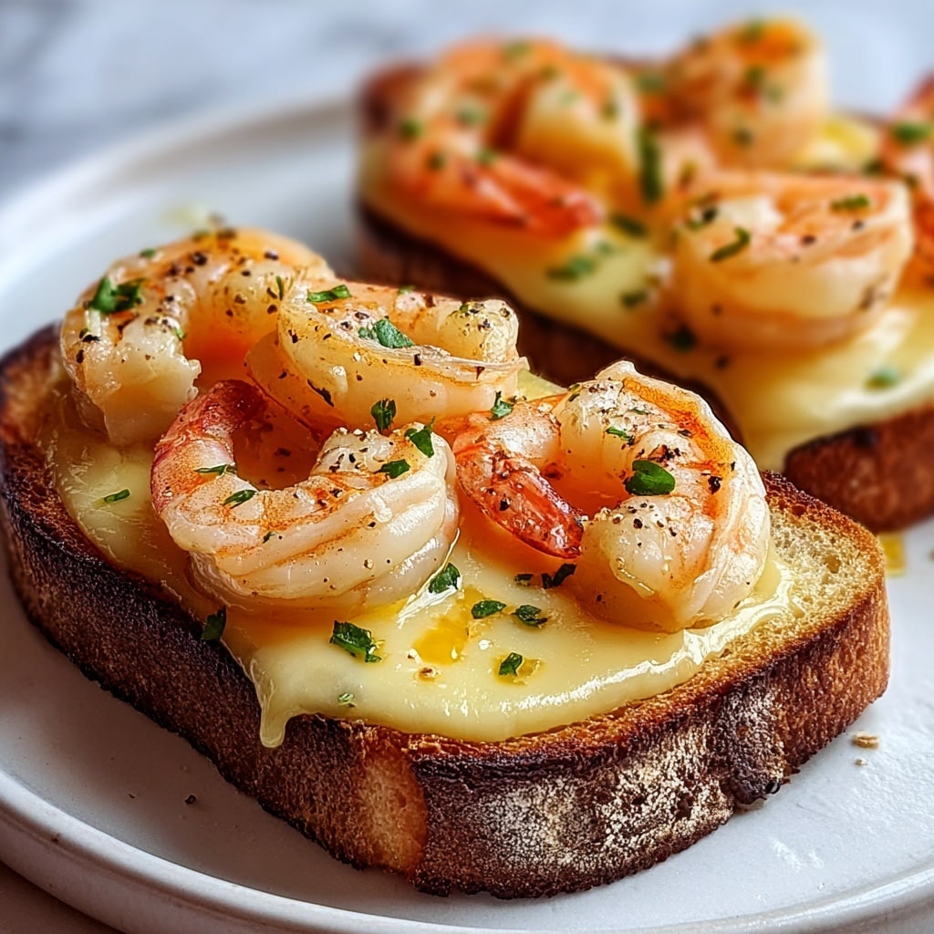 Cheesy Shrimp Toast Recipe - Recipe Image