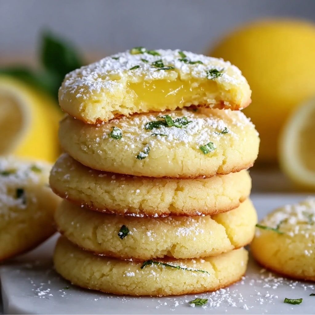 Zesty Lemon Meltaway Cookies Recipe - Recipe Image