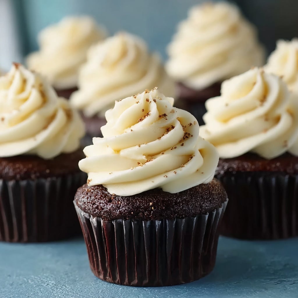 Mini Vanilla Cupcakes with Fluffy Buttercream Frosting Recipe - Recipe Image