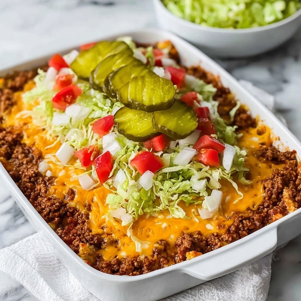 Big Mac Casserole Recipe - Recipe Image