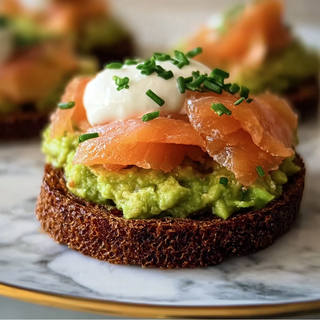 Spanish Avocado Smoked Salmon Bites Recipe - Recipe Image
