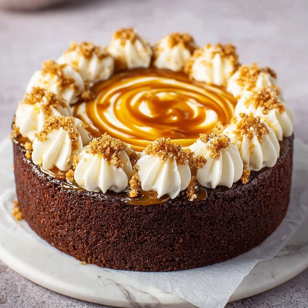 Soft & Moist Caramel Brûlée Latte Cake Bliss Recipe - Recipe Image