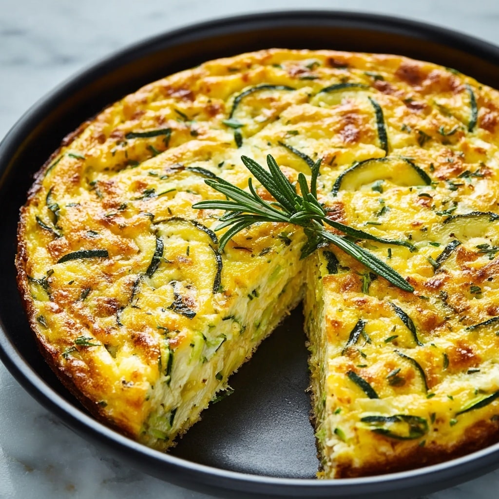 Zucchini & Cheddar Frittata Recipe - Recipe Image