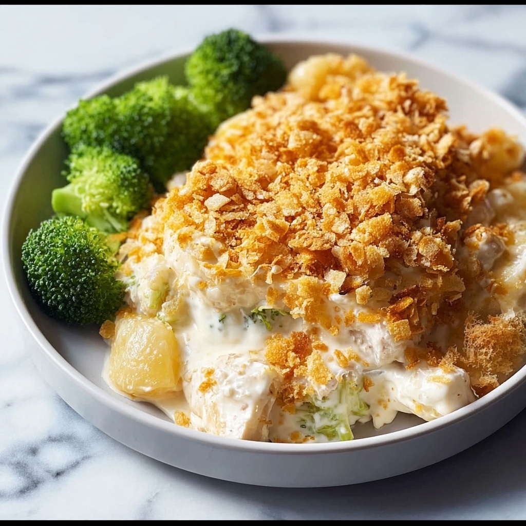 Creamy Swiss Chicken Casserole Recipe - Recipe Image