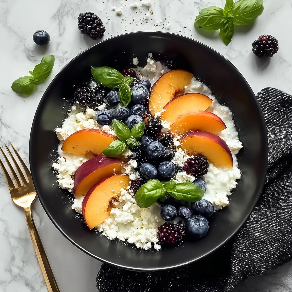 Blueberry Peach Feta Salad Recipe - Recipe Image