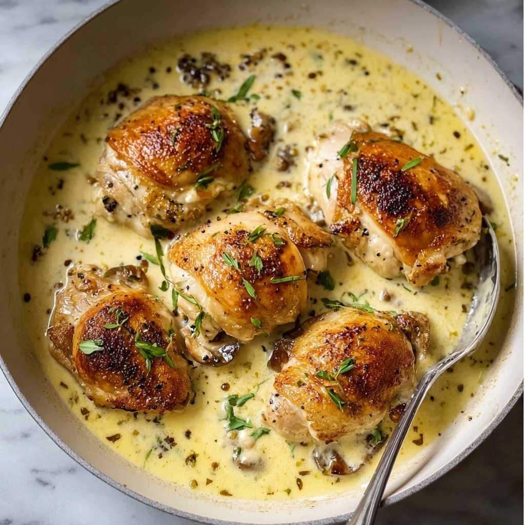Creamy Garlic Chicken Recipe - Recipe Image