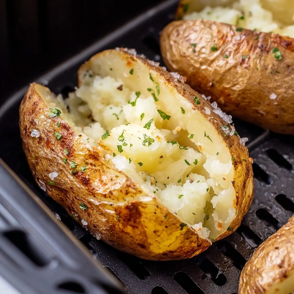 Air Fryer Baked Potatoes Recipe - Recipe Image