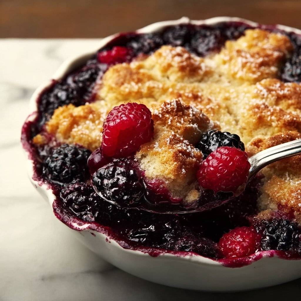 Sweet Blackberry Cobbler Recipe - Recipe Image