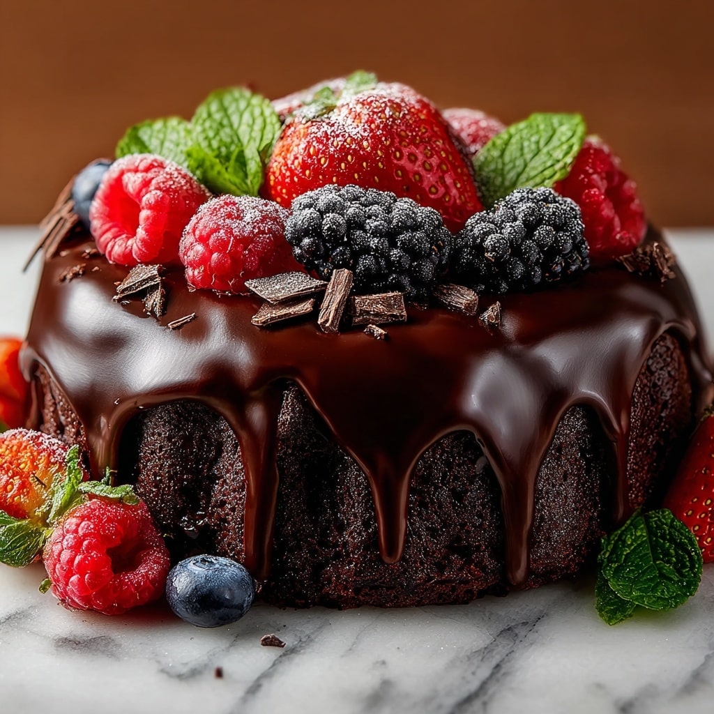 Easy Chocolate Fudge Cake Recipe - Recipe Image