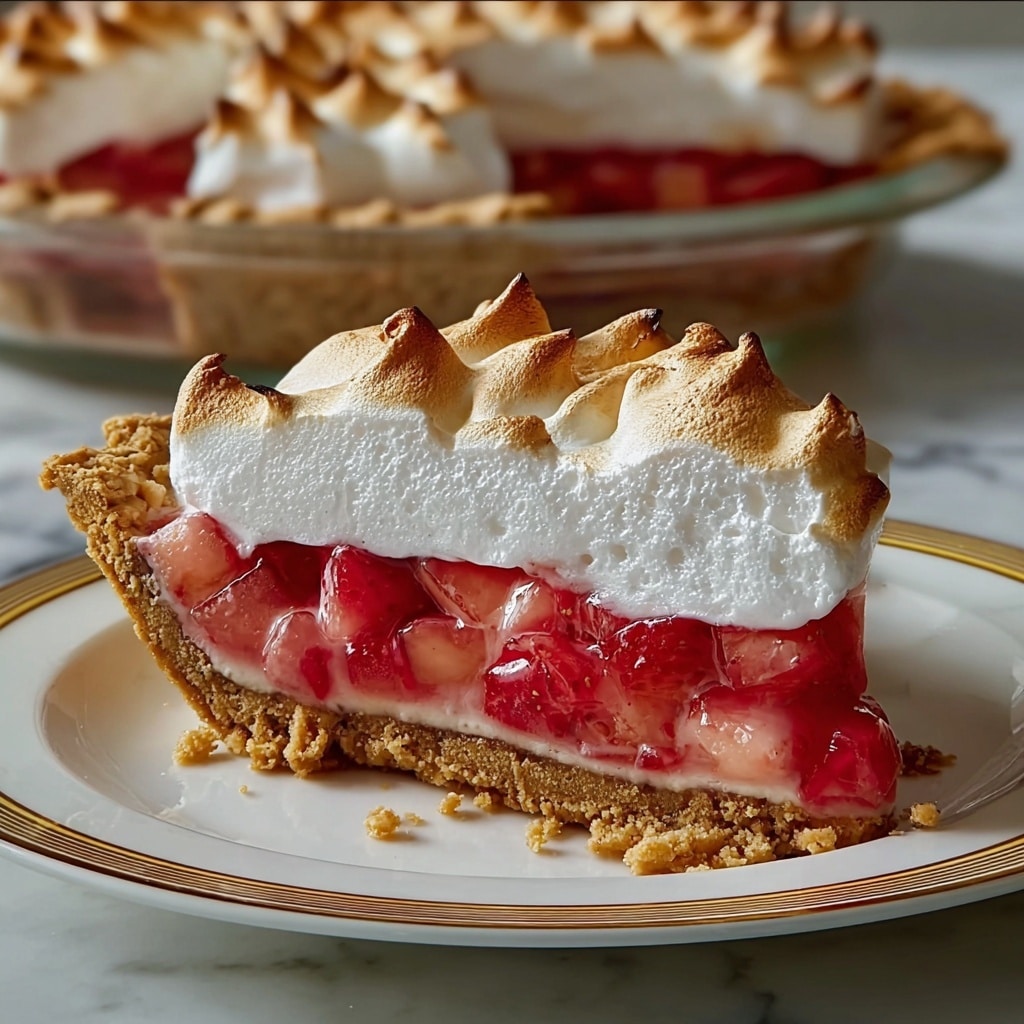 Rhubarb Meringue Pie Recipe - Recipe Image