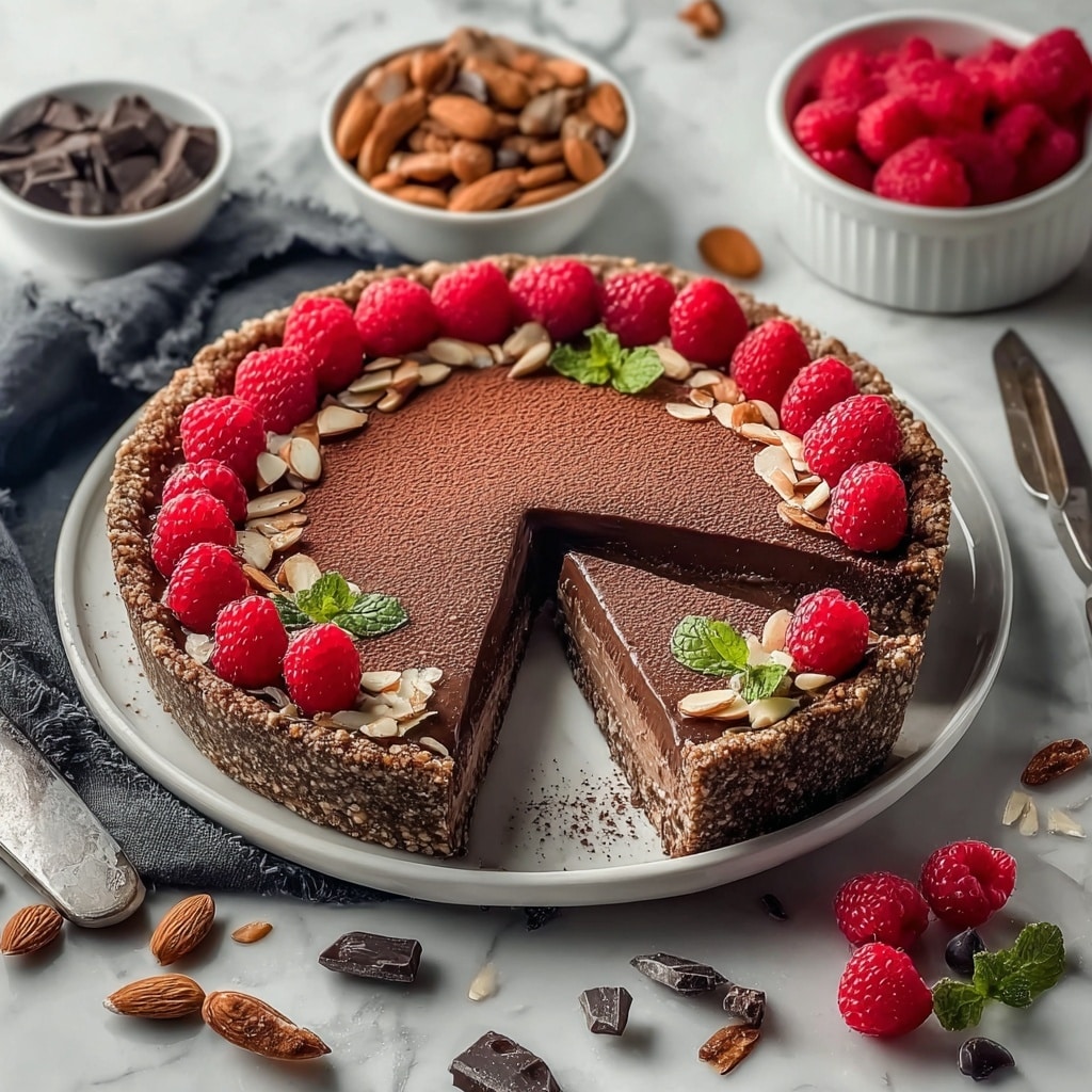 Almond Chocolate Cheesecake Bliss Recipe - Recipe Image