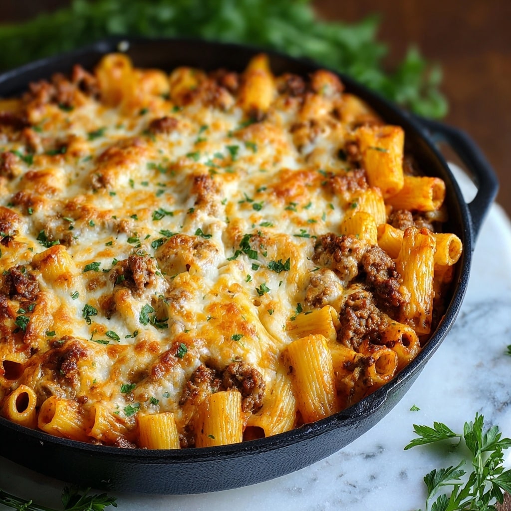 Baked Rigatoni with Sausage and Boursin Cheese Recipe - Recipe Image