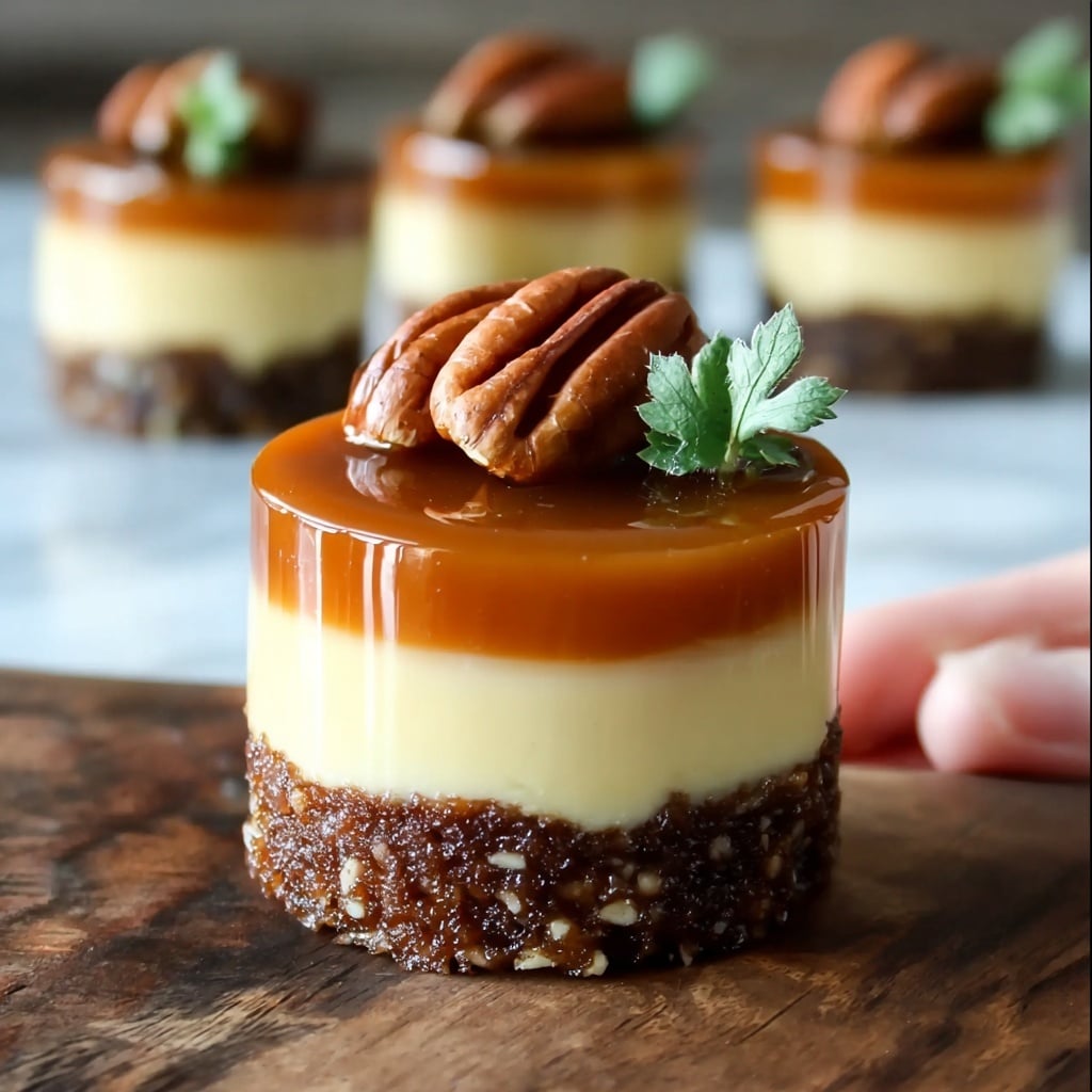 Mini Turtle Cheesecakes Recipe - Recipe Image