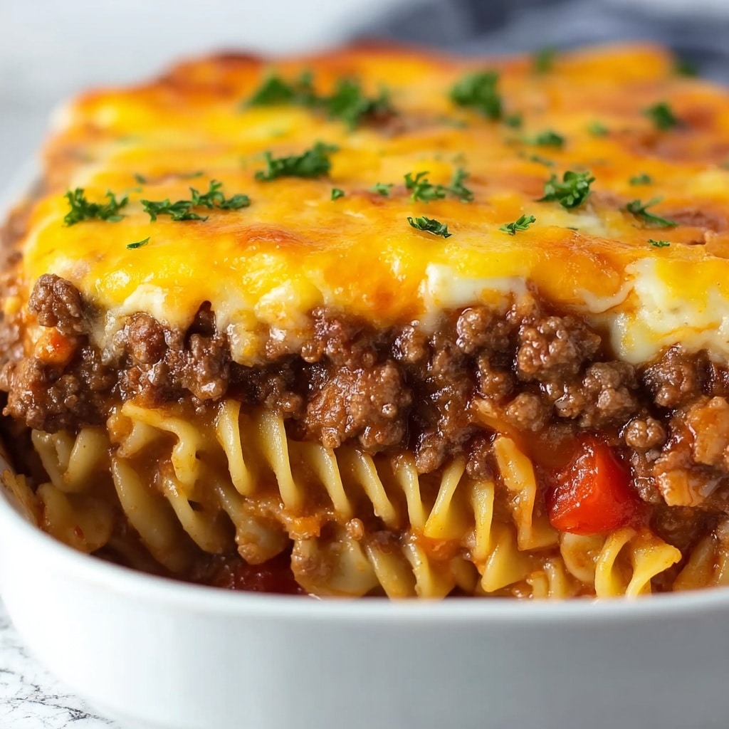 Beef Lombardi Casserole Recipe - Recipe Image