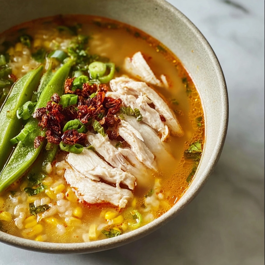 Cheats Chicken & Rice Soup Recipe - Recipe Image