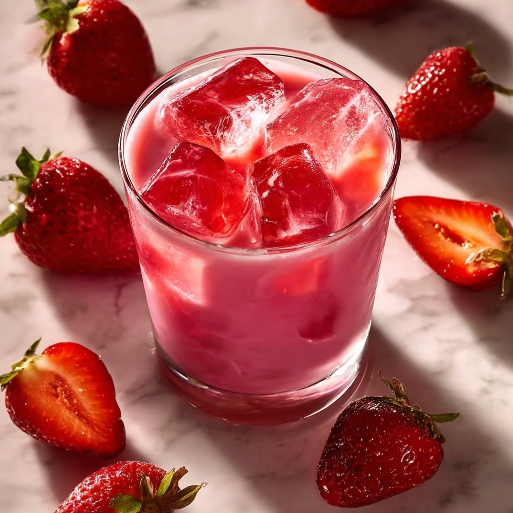 Strawberry Breeze – A Creamy and Refreshing Frozen Drink Recipe - Recipe Image