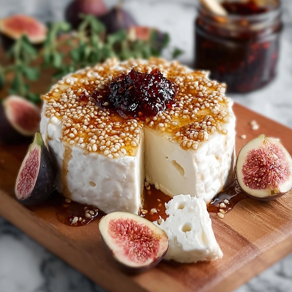 Boursin Cheese with Fig Jam and Pistachios: An Elegant Appetizer Recipe - Recipe Image