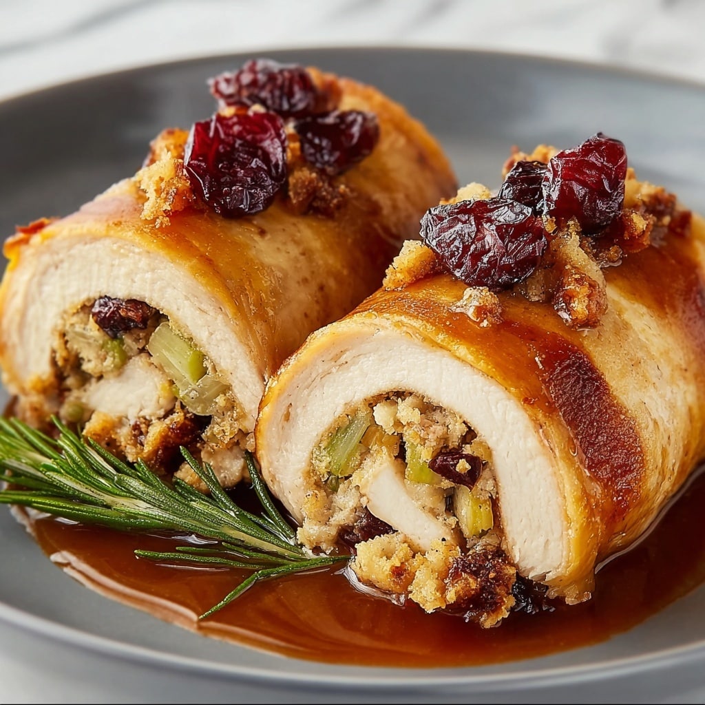 Turkey & Stuffing Roll-Ups Recipe - Recipe Image