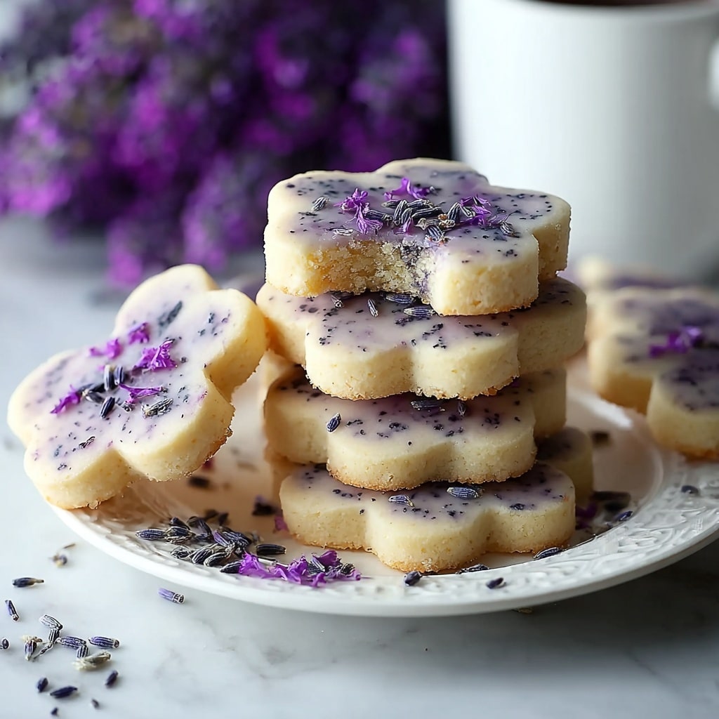 Lavender Shortbread Cookies Recipe - Recipe Image