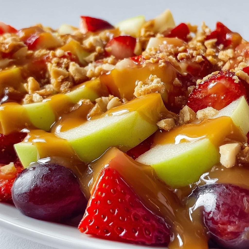 Caramel Crunch Cheesecake Fruit Salad Recipe - Recipe Image