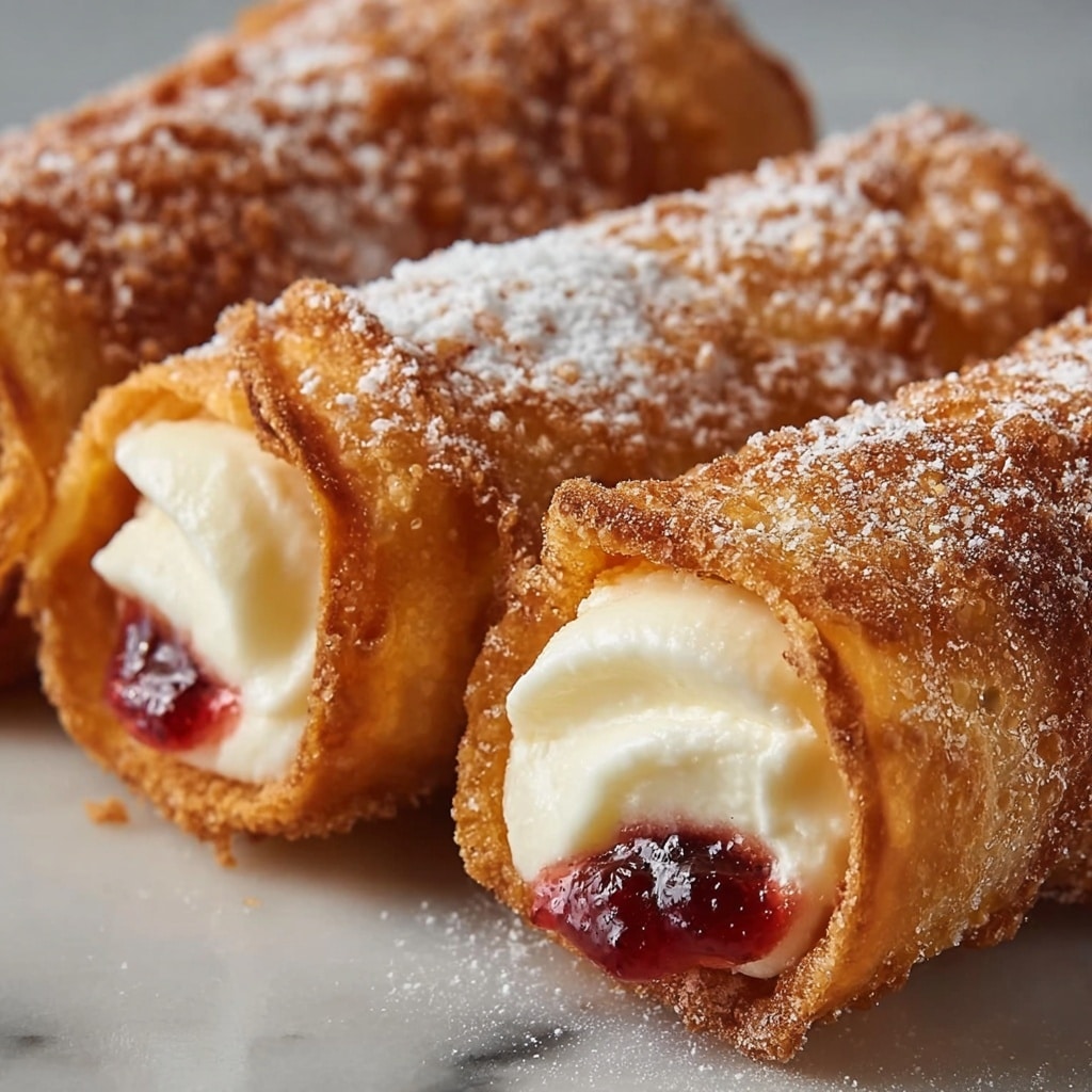 Fried Cheesecake Roll-Ups Recipe - Recipe Image