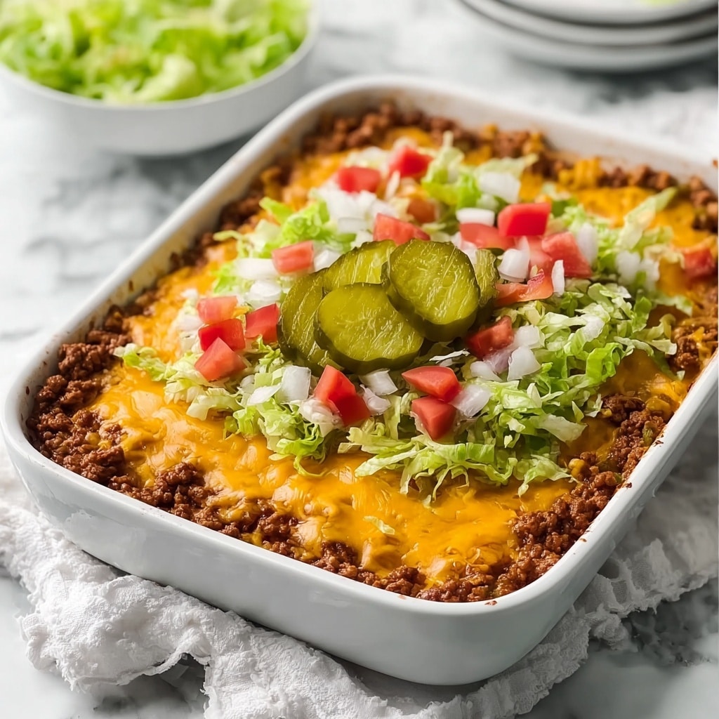 Big Mac Casserole Recipe - Recipe Image