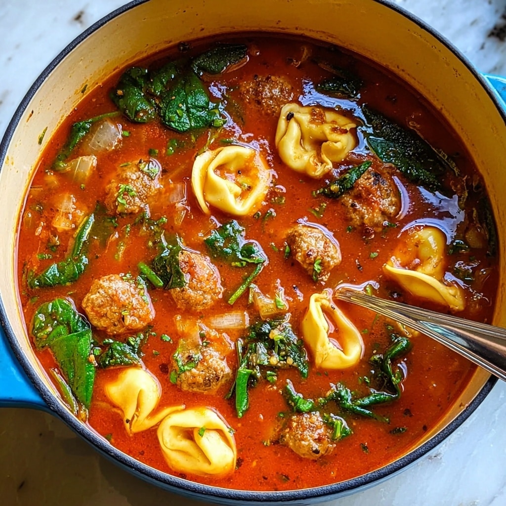 Meatball and Tortellini Soup Recipe - Recipe Image