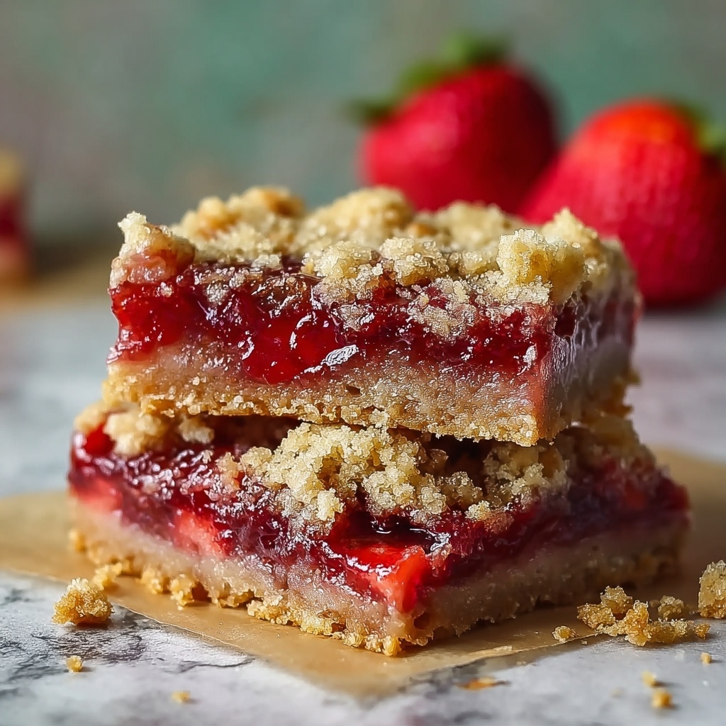 Strawberry Rhubarb Bars Recipe - Recipe Image